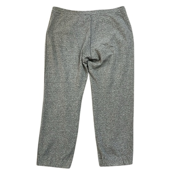 Gap Relaxed Marled Joggers Charcoal Gray  Sweatpants Drawstring Zip Pockets XL - Picture 11 of 13